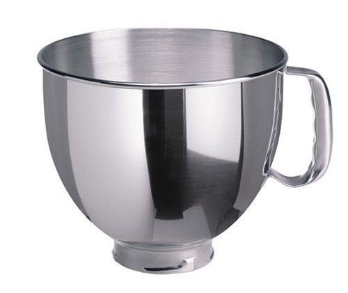 KitchenAid 5-Quart Stainless Steel Replacement Bowl Fits Artisan ksm150ps Models