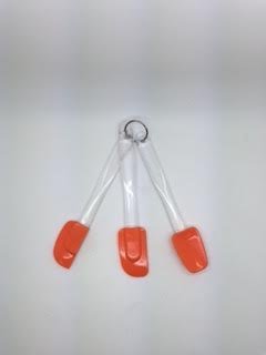 Cook's Corner 3-Piece Mini Spatula Set (Red) N8
