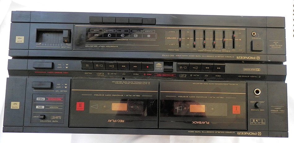 PIioneer Stereo Double Cassette Tape deck amplifier DC-777Z N3