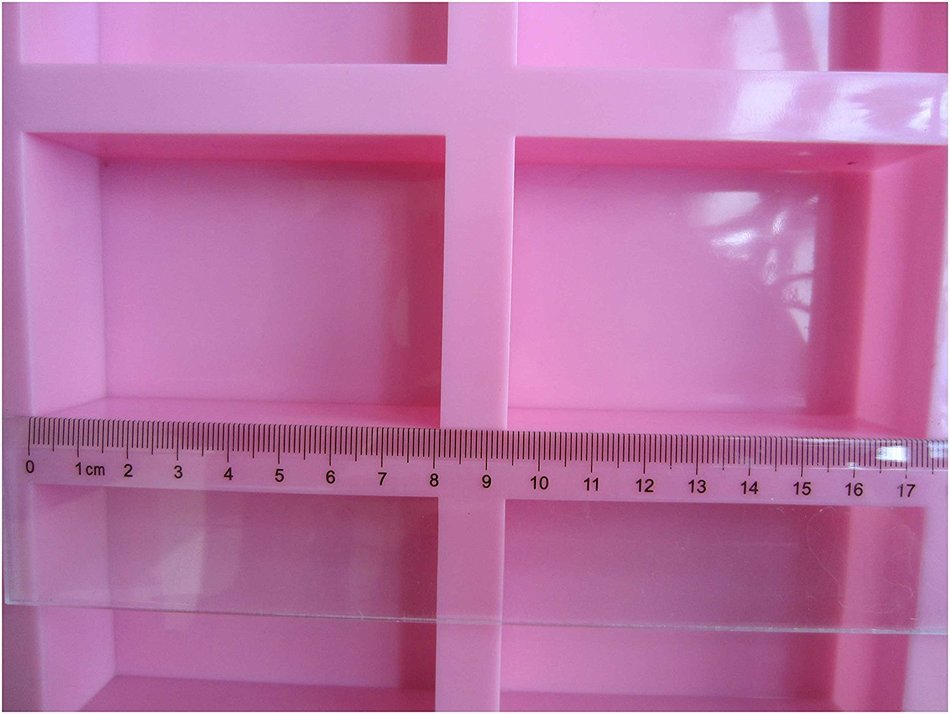 LeBeila Silicone Baking Mold 6 Cavity Large Rectangle Shape Mould Tray for Soap, Bread, Muffin, Loaf, Brownie,... N7