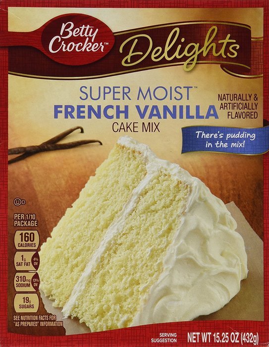 Betty Crocker Super Moist French Vanilla Cake Mix - 15.25 oz