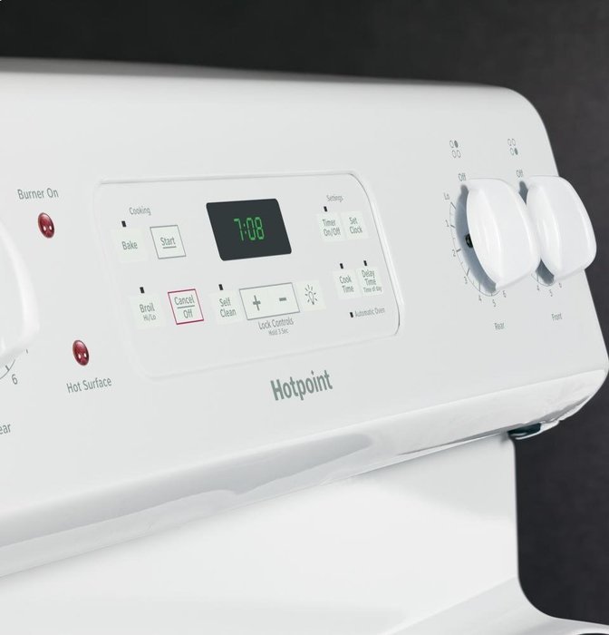 5 Cu. Ft. Electric Self Cleaning Range Color: White N5