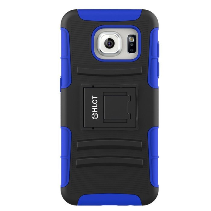 Galaxy S7 Edge Case, HLCT Rugged Shock Proof Dual-Layer Case with Built-In Kickstand for Samsung Galaxy S7 Edge... N36