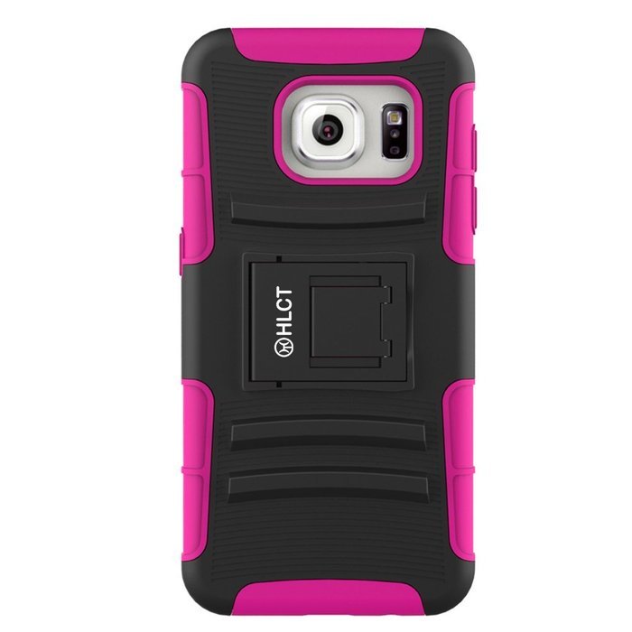 Galaxy S7 Edge Case, HLCT Rugged Shock Proof Dual-Layer Case with Built-In Kickstand for Samsung Galaxy S7 Edge... N37
