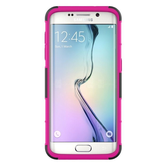 Galaxy S7 Edge Case, HLCT Rugged Shock Proof Dual-Layer Case with Built-In Kickstand for Samsung Galaxy S7 Edge... N38