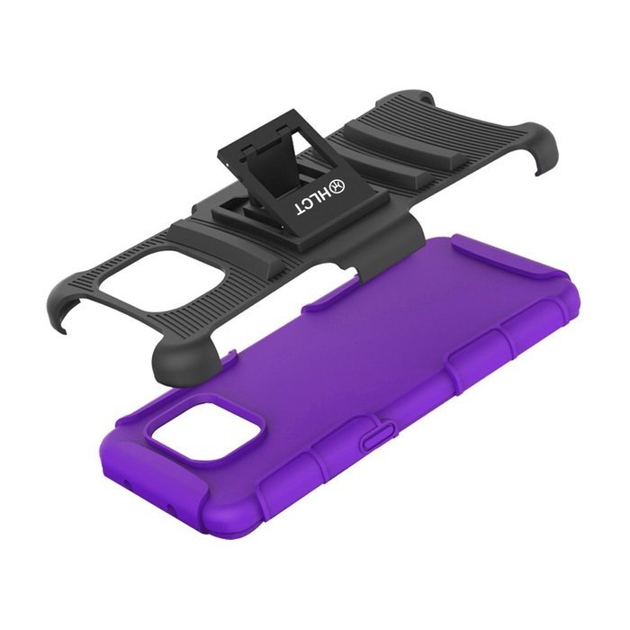 Galaxy S7 Edge Case, HLCT Rugged Shock Proof Dual-Layer Case with Built-In Kickstand for Samsung Galaxy S7 Edge... N39