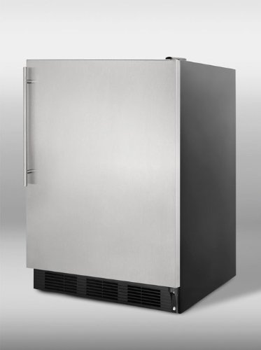 Summit FF7BSSHVADA 24" Commercially Approved Energy Star Rated & ADA Compliant Compact Refrigerator with 5.5 cu... N2