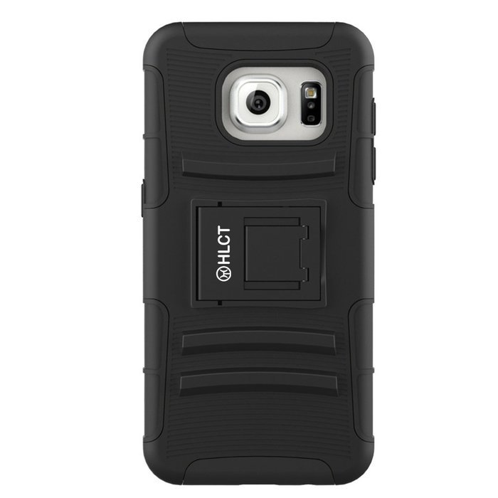 Galaxy S7 Edge Case, HLCT Rugged Shock Proof Dual-Layer Case with Built-In Kickstand for Samsung Galaxy S7 Edge... N42