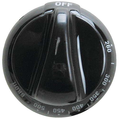 New EXACT REPLACEMENT PARTS ERWB03K10159 Black Thermostat Replacement Knob