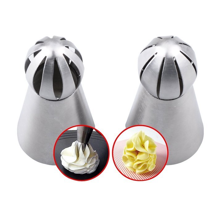 YOUKEE New Arrival 5pcs/set Unique Sphere Ball Design Russian Icing Piping Nozzles Cake Decoration Decor Tips... N6