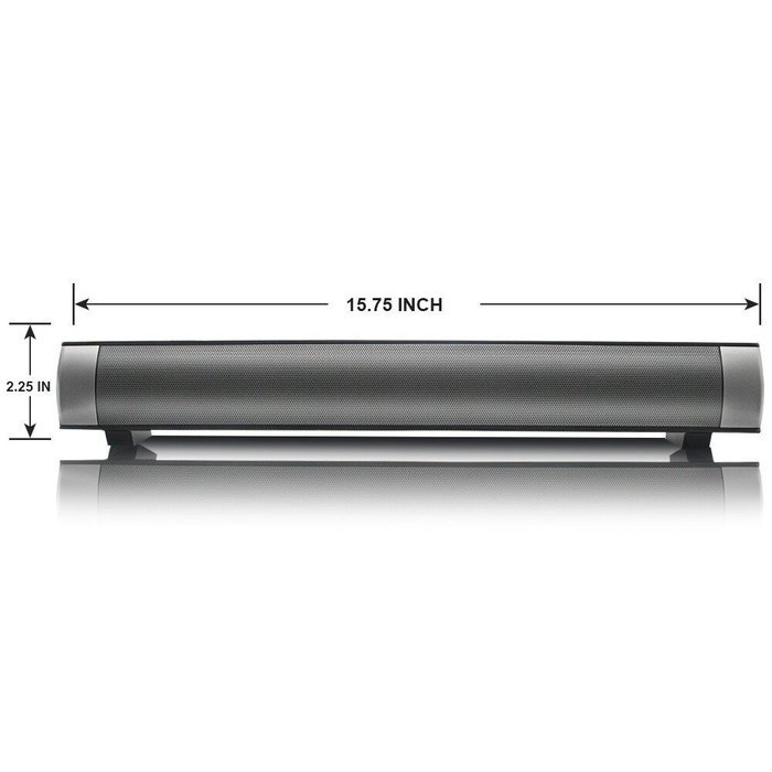 JUSHENG&reg; 2016 New Soundbar 2.1 Channel USB MP3 Player Bluetooth Wireless Sound Bar Speaker, Micro TF SD Card AUX... N2