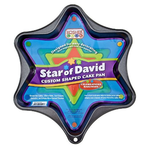 The Kosher Cook KCBW0011 Novelty Cake Pan, Star of David, Non Stick, 1-Piece N2