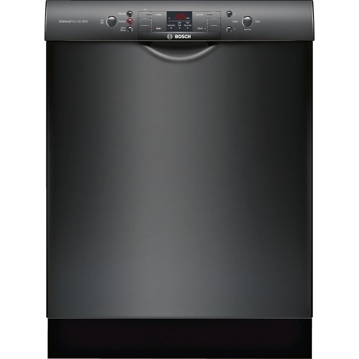 Bosch 24" 300 Series Black Built-In Dishwasher