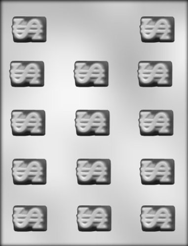CK Products 1-1/8-Inch Dollar Sign Chocolate Mold