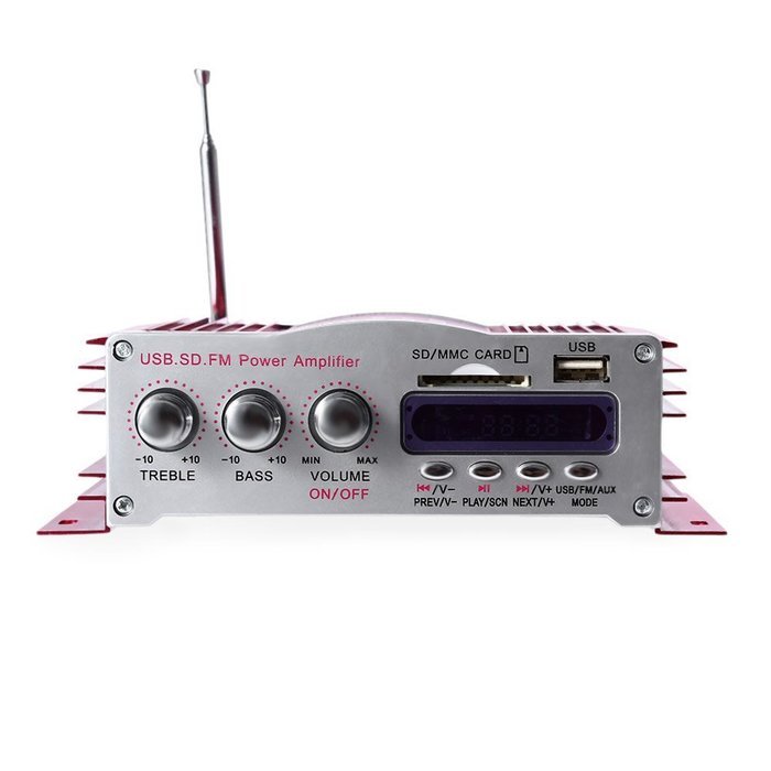 Robolife Kentiger 2008 Power Failure Memory Function IR Control FM MP3 USB Power Amplifier 4 Channel with Remote... N2