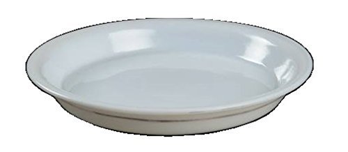 Corning Ware / Pyrex Opal Milkglass Pie Baking Plate ( 10 1/2" Dia ) ( 210 )