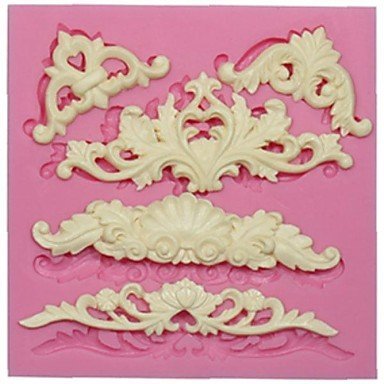 Sher European Lace Silicone Mold For Fondant Cake Decoration N2