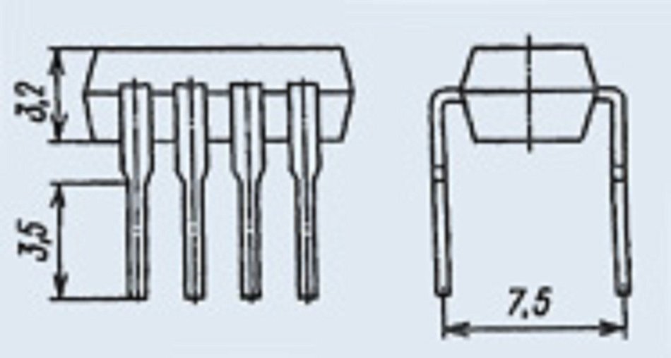 Optocouplers AOD134AS USSR 2 pcs N2