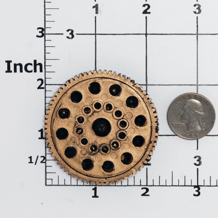 Large Steampunk Gear Mold Easy To Use Flexible Silicone Food Safe Fondant, Chocolate, Candy, Resin, Polymer Clay... N6
