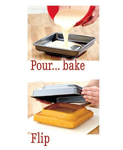 Mrs. Fields &reg; Square Fill N Flip&trade; Cake Pan N2
