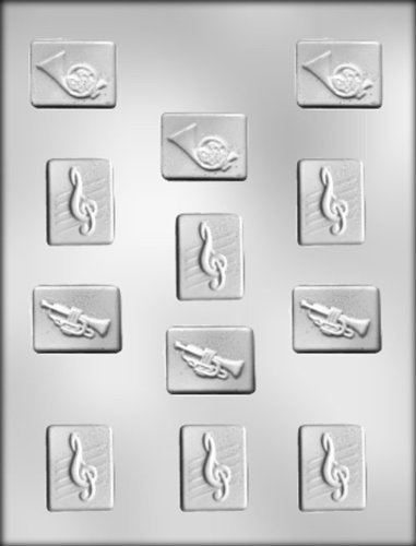 CK Products 1-1/2-Inch Musical Mint Chocolate Mold
