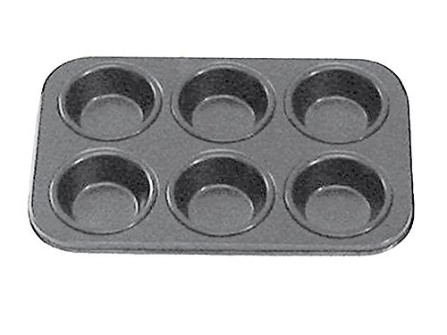 CybrTrayd R&M Kiddie Non-Stick Muffin Pan, Dark Grey