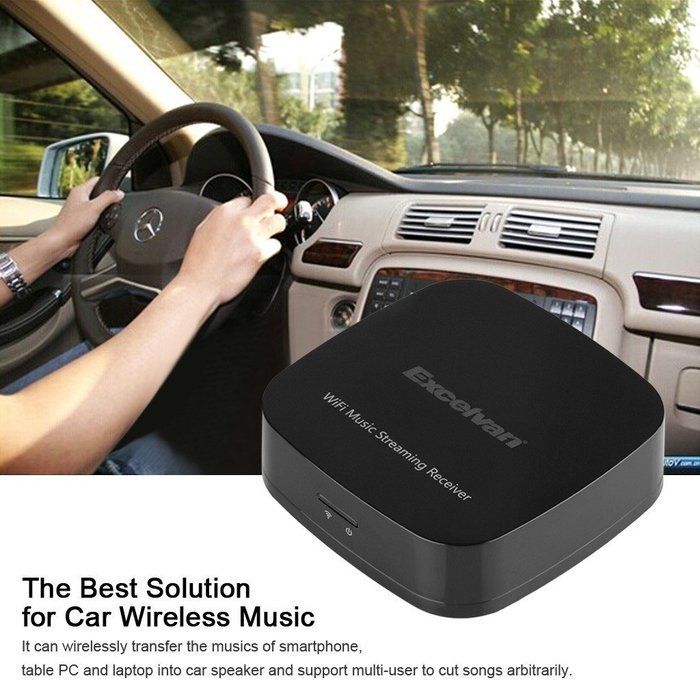 Excelvan M1 WIFI Audio HIFI Music Streaming Receiver Adapter Dongle For Home Stereo Portable Speakers From IOS... N3
