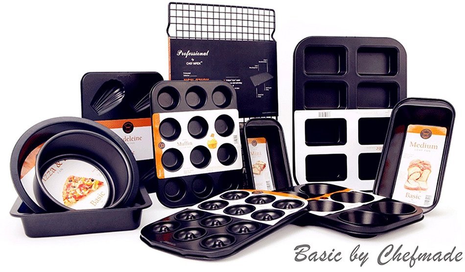N J Z Y 8 Cup Non-Stick Steel Cakes Bakeware Baking Mold Muffins Pan Muffins Cup Cupcake Maker N6
