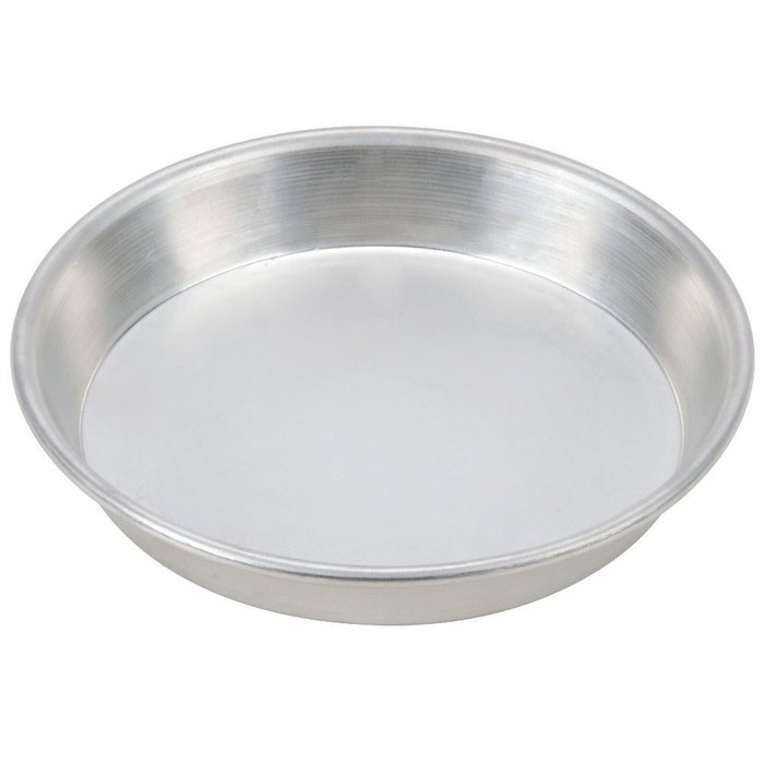 American Metalcraft TDEP10 10" x 1" Tin-Plated Steel Tapered / Nesting Deep Dish Pizza Pan N2