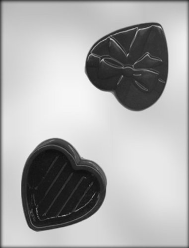 CK Products 3-3/8-Inch Heart Box Chocolate Mold