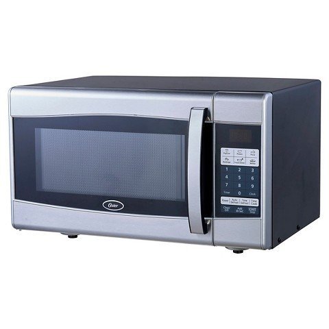 Oster 0.9 Cu. Ft 900 watt Digital Microwave Oven-Black & Stainless Steel