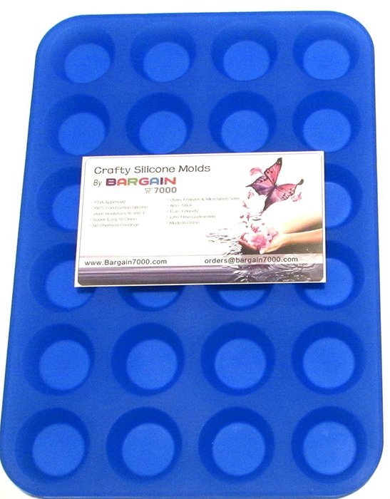 2 Pack Silicone Muffin Pan and Cupcake Maker 12 & 24 Holes Large and Small Cupcake Pan Muffin Maker Silicone Cupcake... N4