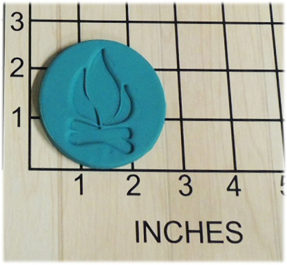 Camp Fire Fondant Cookie Cutter and Stamp #1320 N2