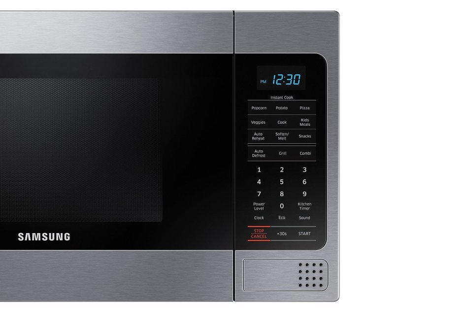 Samsung Counter Top Microwave, 1.1 Cubic Feet, Black with Mirror Finish N5