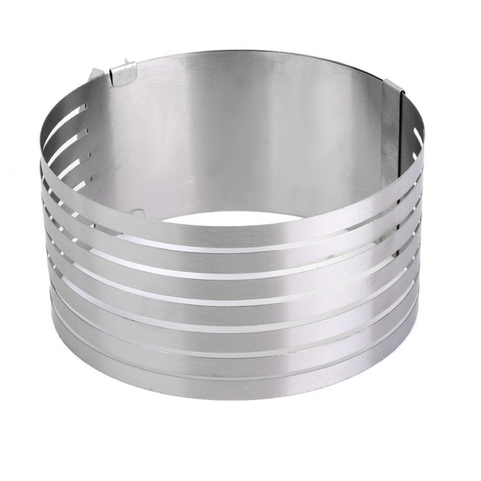 Adjustable 6-8 Inch Mousse Layered Cake Mold Baking Ring N3