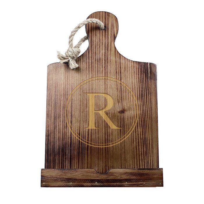 Cathy's Concepts Personalized Wooden iPad & Recipe Stand, White, Letter W N48