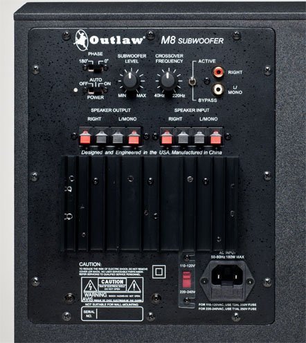 Outlaw Audio M8 Subwoofer N2