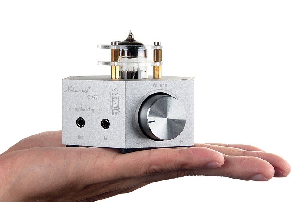 Nobsound NS-02E Vacuum Tube Headphone Amplifier Stereo HiFi Earphone Pre-Amp DIY (Black) N3