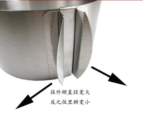 Chris's Home Cake Pan Baking Tools Set Adjustable Cake Pan Cake Mold Size Retractable Stainless Steel Circle Mousse... N7