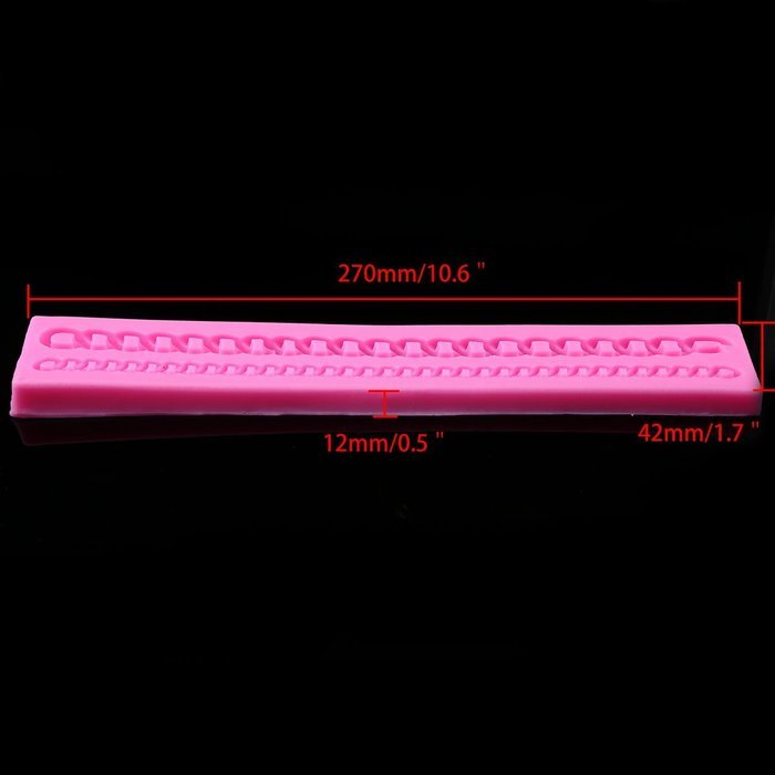 Whosee Style#4 3D Silicone Mold Fondant Cake Chocolate Decor Baking Mold Random Color N37