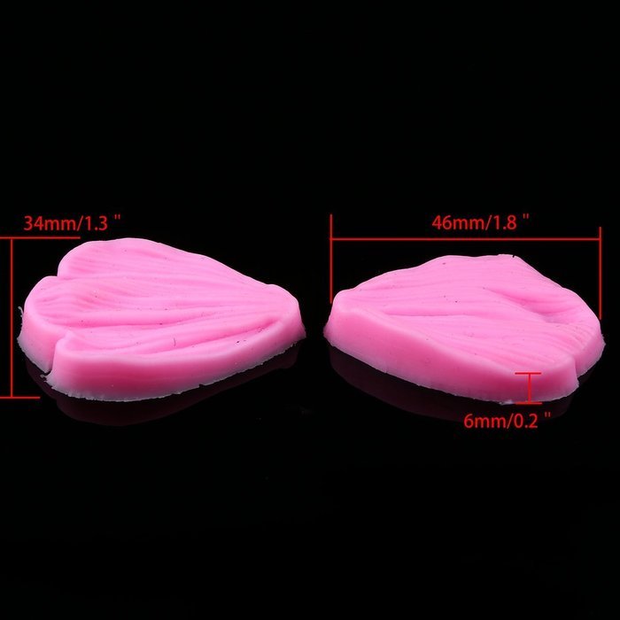 Whosee Style#4 3D Silicone Mold Fondant Cake Chocolate Decor Baking Mold Random Color N40