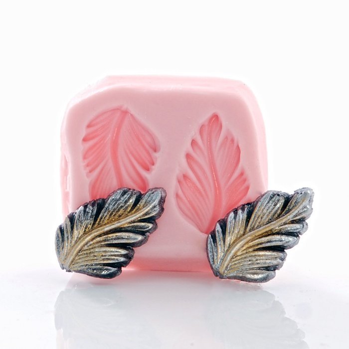 Silicone Mold Small Leaf Food Safe Fondant, Chocolate, Candy, Resin, Polymer Clay Mold N2