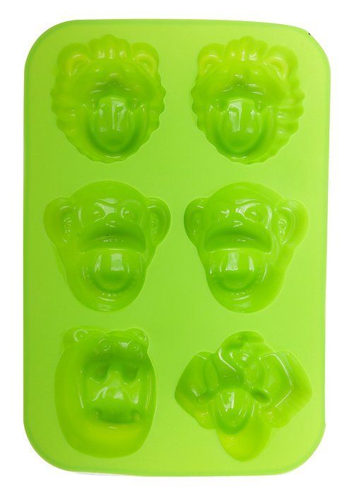 Silicone Animal Faces Mold/tray - Good for Baking, Cooking and Molding!!!