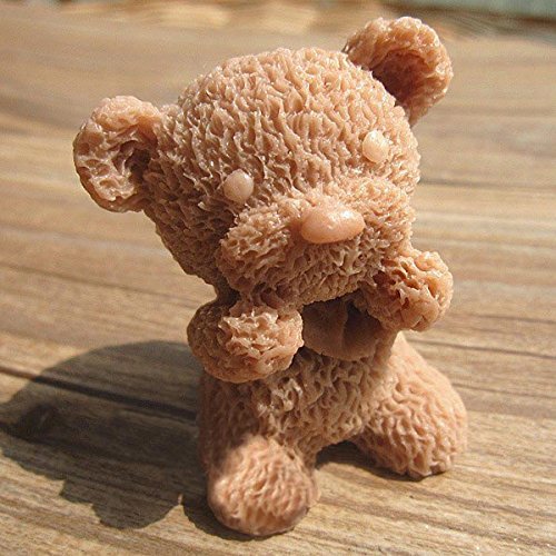Bluelover 3D Cute Little Bear Silicone Mold Fondant Chocolate Soap Mould N4