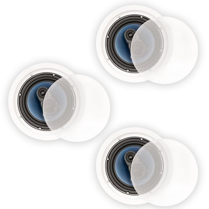 Blue Octave RC83 In Ceiling 8" Speakers 3 Way Home 1140 Watts New 3 Speaker Set RC83-3S