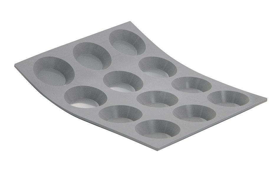 DeBuyer Elastomoule 12-Mini Tartlets Silicone Mold