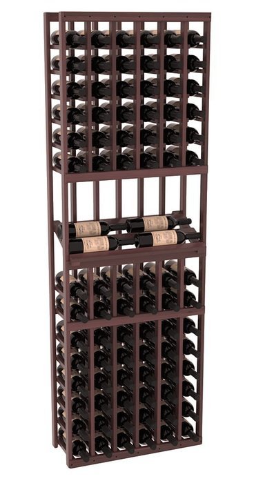 Wine Racks America Redwood 6 Column Side Display Kit. 13 Stains to Choose From! N8