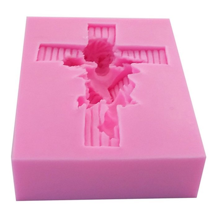 WYD 3D Baby Angel Fondant Cake Mold,Handmade Soap Mold,Cake Mold Decorating (Cross Pigeon Angel) N19