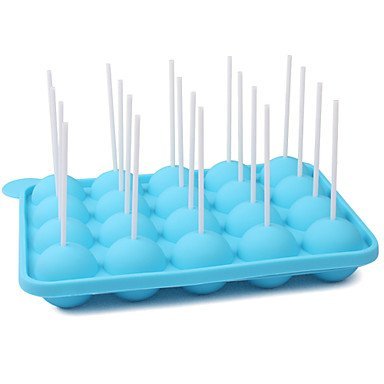 Y&XL&H Even 20 Lollipop Silicone Mold , sky blue