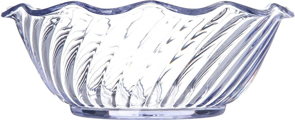 Carlisle 453307 SAN Tulip Bowl, 13 oz. Capacity, 5.56 x 2.12", Clear (Case of 24) N5